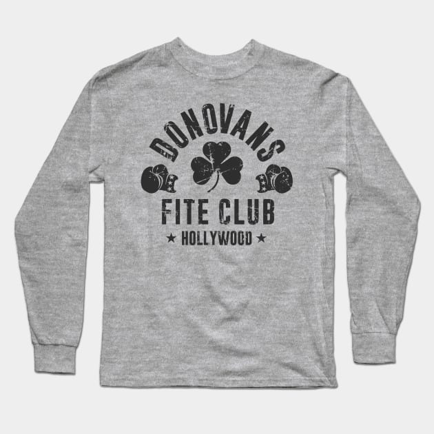 Donovans Fite Club vintage Long Sleeve T-Shirt by Artizan